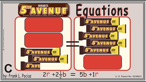 C2_FIFTH AVENUE(notation) 2r+2.5b=5b+1r _ SOLVE BASIC EQUATIONS _ SOLVE BASIC WORD PROBLEMS
