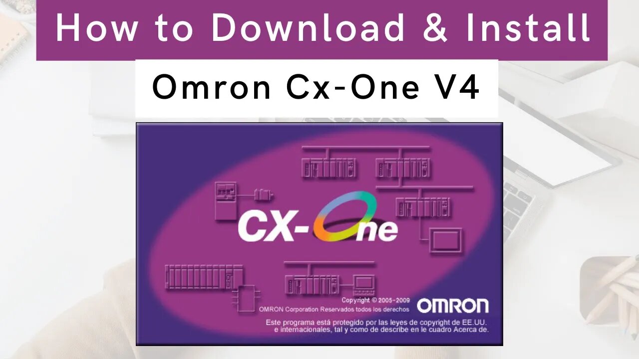 How to Download and Install Omron CX-One V4 Software Suite | Omron |