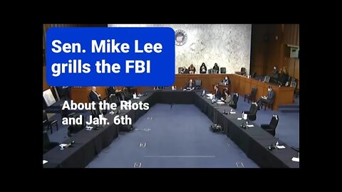 SEN. MIKE LEE grills the FBI
