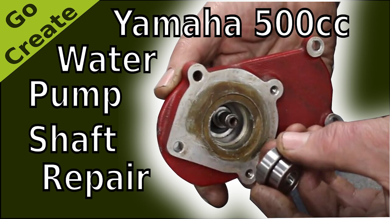 Water Pump Shaft Repair : Yamaha 500cc Racing Engine
