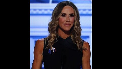 Lara Trump speaking at the 2024 RNC supporting Trump for President