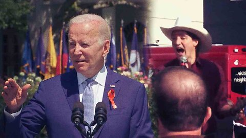 Biden And Trudeau Both Get Yelled At And Interrupted During Speeches Over The Weekend