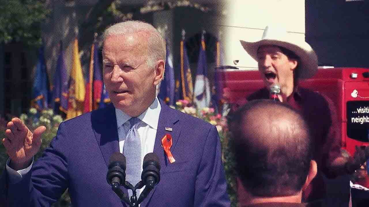 Biden And Trudeau Both Get Yelled At And Interrupted During Speeches Over The Weekend