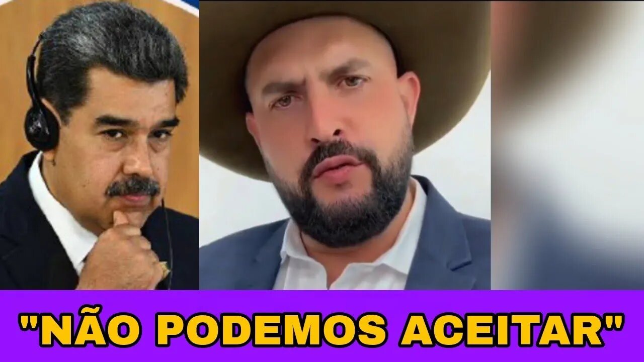Deputado Zé Trovão cobra prisão de Nicólas Maduro no Brasil