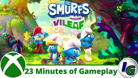 The Smurfs - Mission Vileaf Gameplay on Xbox