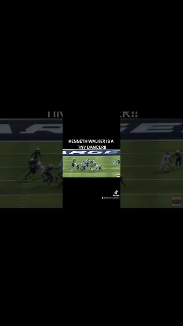 Kenneth Walker is a tiny dancer.. #nfl #fantasyfootball #subscribe #like #shorts #comment