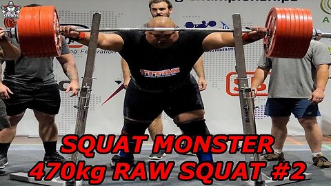 The 𝐍𝐚𝐮𝐫𝐮𝐚𝐧 𝐇𝐔𝐋𝐊 Jezza Uepa - 470kg RAW SQUAT