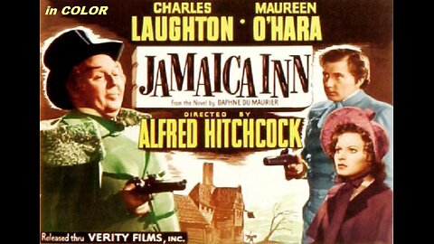 Alfred Hitchcock's JAMAICA INN 1939 in COLOR Early British Production FULL MOVIE