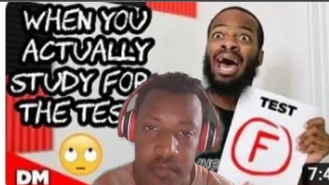 husleteaking reactino to WHEN YOU ACTUALLY STUDY FOR A TEST DARRYL