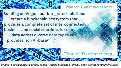 Video Article Next Generation Cloud Technology