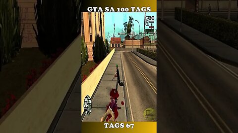 GTA SAN ANDREAS 100 TAGS TAG 67 #shorts #semedissaum #gta