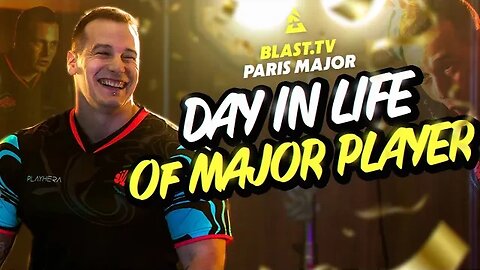 DAY OF A PRO CSGO PLAYER AT BLAST MAJOR - Lobanjica