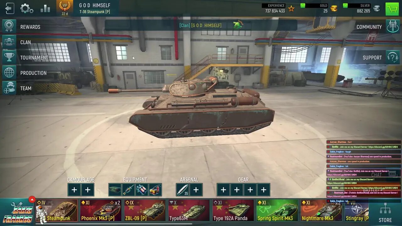 GodGamer plays Tank Force 1-7 || !TTS !MEMES / #GODGAMER #SUBSCRIBE #TIP #FOLLOW