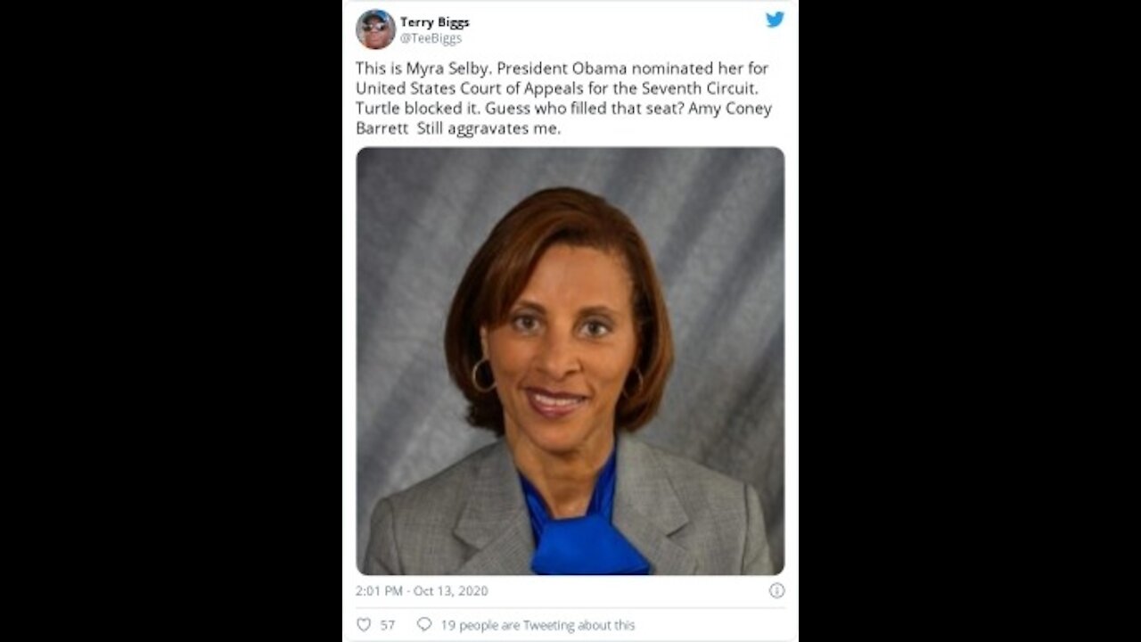 Never Forget: Myra Selby Is The Black Woman Judge Whose Court Seat Was ‘Stolen’ For Amy Co