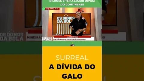 ⚫🔴 Dívida do Atlético pode chegar a 2 BI