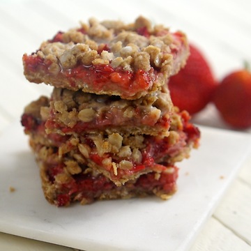 Strawberry Oatmeal Bars