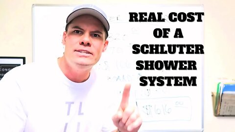 The Real Cost of a Schluter Shower