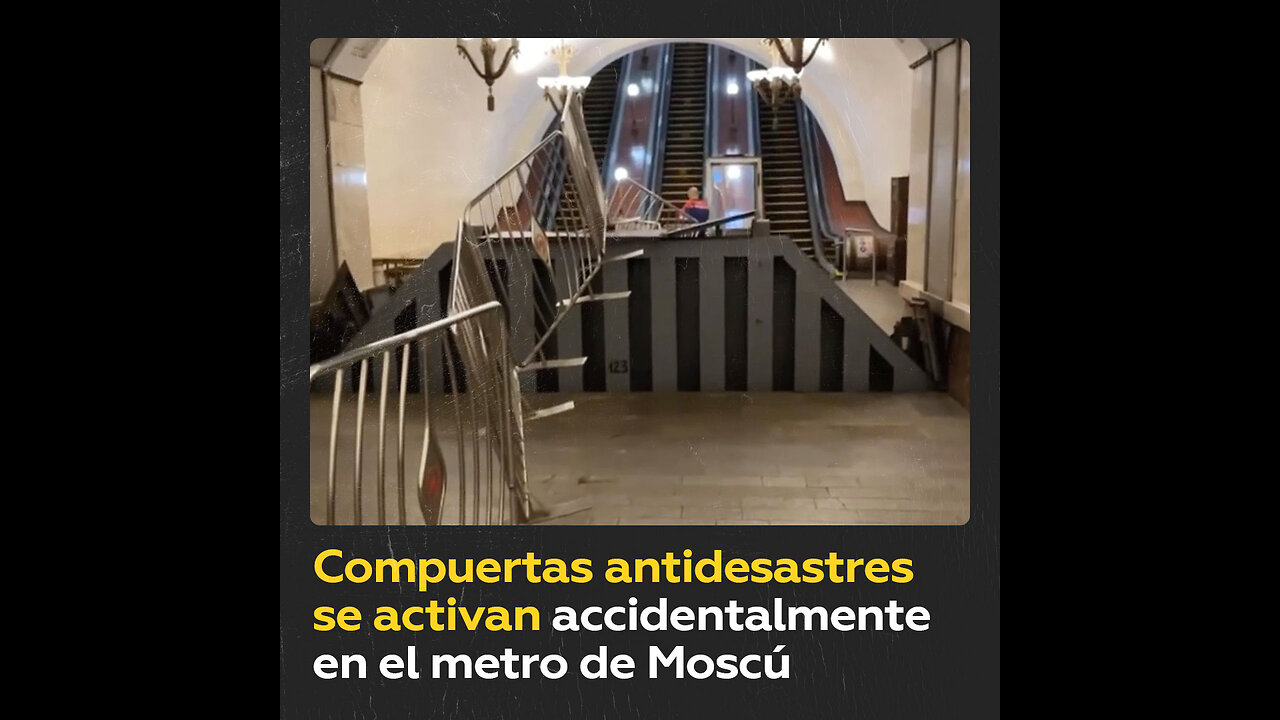 Este incidente paralizó el tráfico de pasajeros en el metro