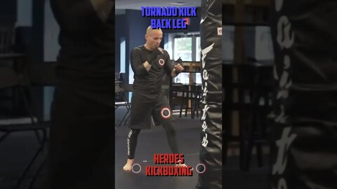Heroes Training Center | Kickboxing & MMA - Tornado Kick - Back | #Shorts