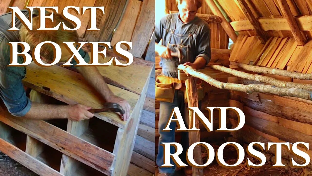 Building Old-fashioned Chicken Nests and Roosts - The FHC Show, ep 25