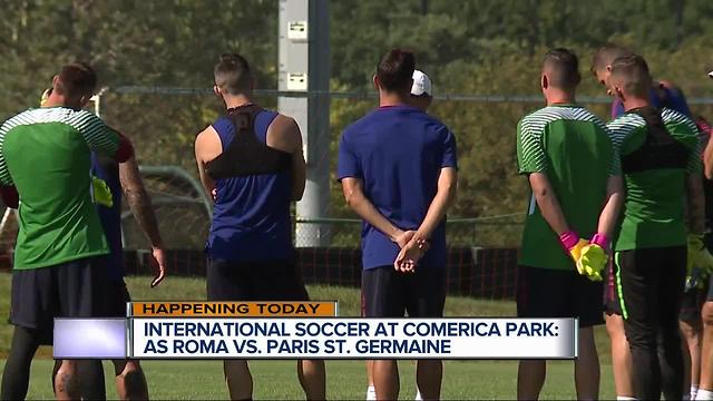 International soccer at Comerica Park: AS Roma vs. Paris St. Germaine