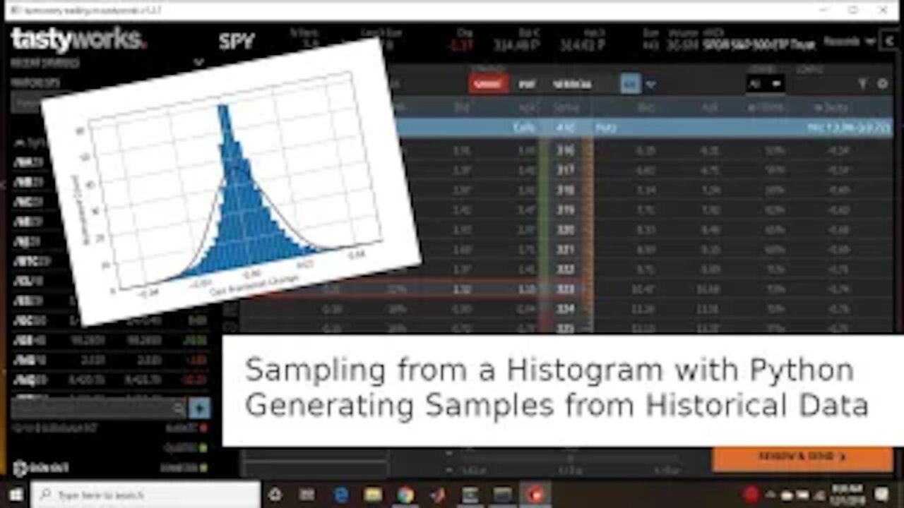 Random Sampling from a Histogram: Using S%P 500 Data