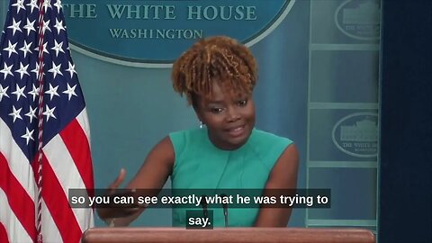 Karine Jean-Pierre Was Asked Again If The Cocaine Found At the White House Belonged To The Biden Fam