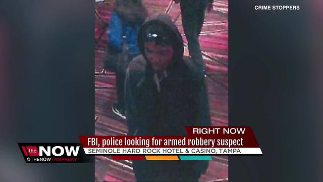 Armed suspect robbed Seminole Hard Rock Casino