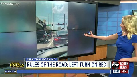 Rules of the road: When can I legally turn left on red?