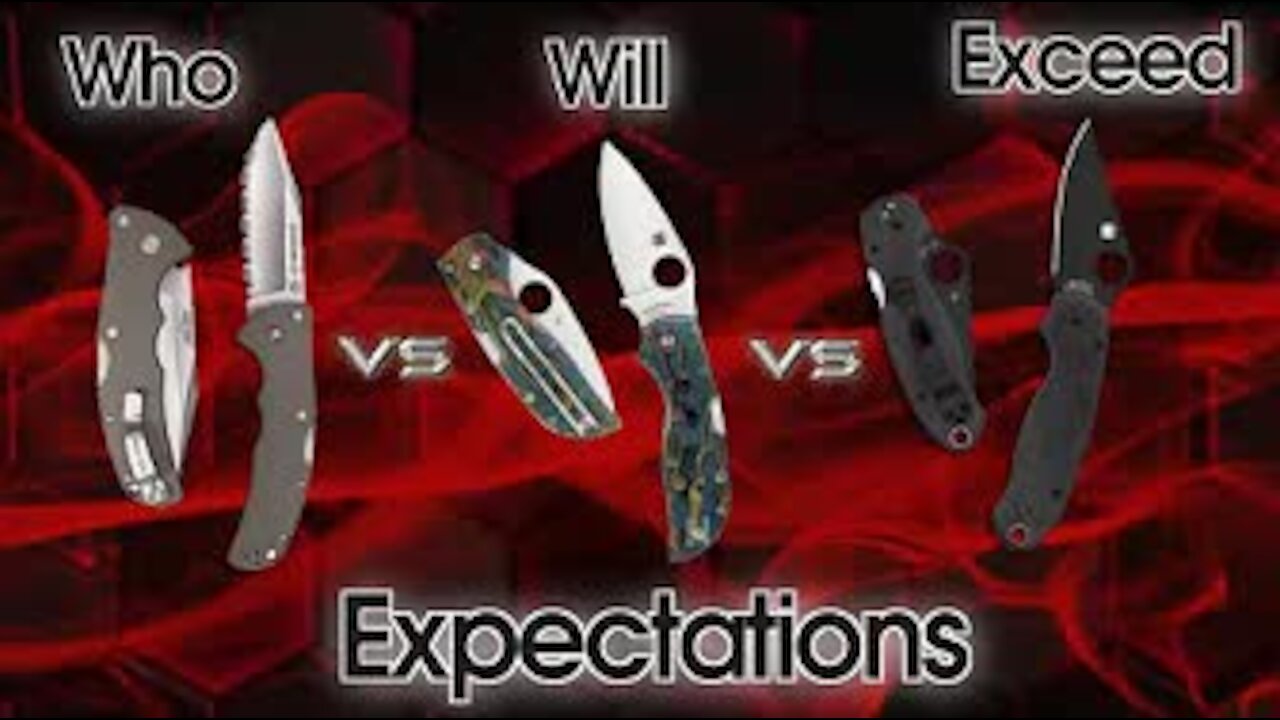 Cold Steel XHP VS Spyderco XHP VS Spyderco Taichung XHP Showdown!