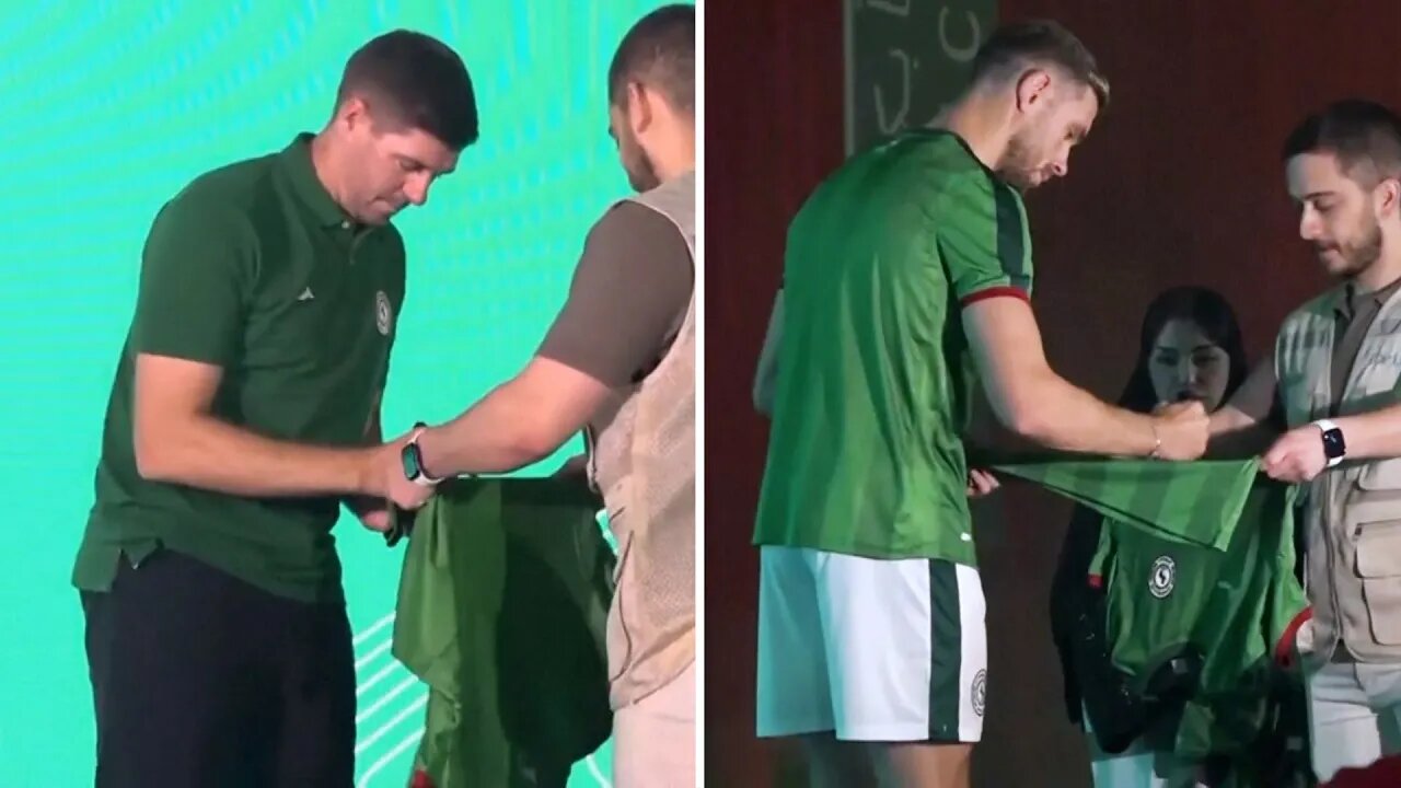 'We're ready and excited!' | Gerrard, Henderson, Dembele greet Ettifaq fans ahead of new SPL season