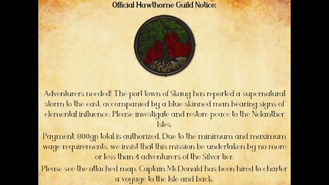 One Shot Adventure | Tier 2 | Hawthorne Guild: Revenge of the Stormborn pt 4