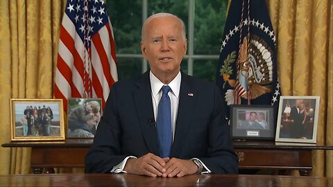 president biden addres the nation arter dropping out of 2024 race