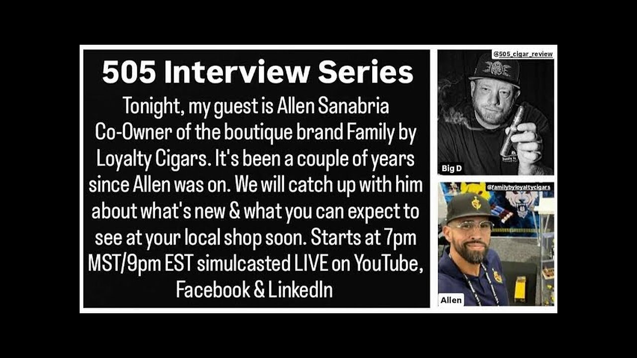 Interview with Allen Sanabria of Family by Loyalty Cigars