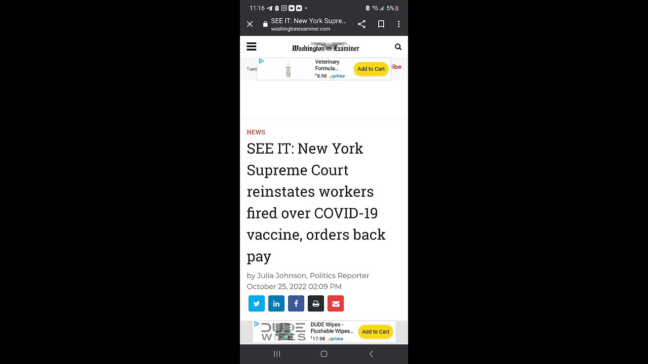 New York Supreme Court reinstates workers fired over COVID-19 vaccine, orders back pay