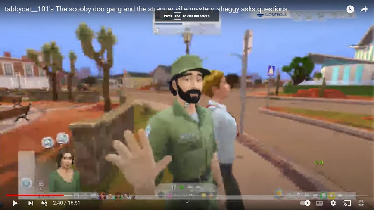 tabbycat__101's The scooby doo gang and the stranger ville mystery. shaggy asks questions