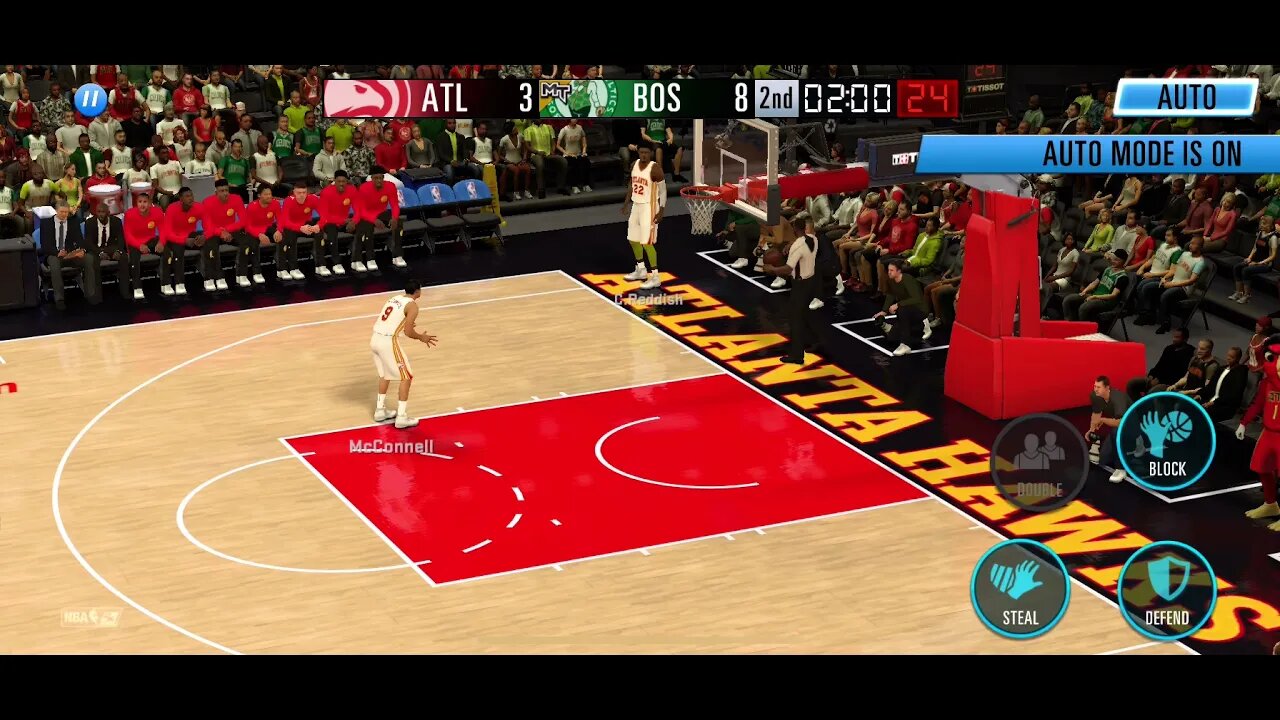 Season 02 Conference Finals Against The Atlanta Hawks Gameplay - NBA 2K Mobile Basketball Game