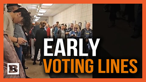 Get Out the Vote! Early Voting Lines Packed in New Jersey and Michigan