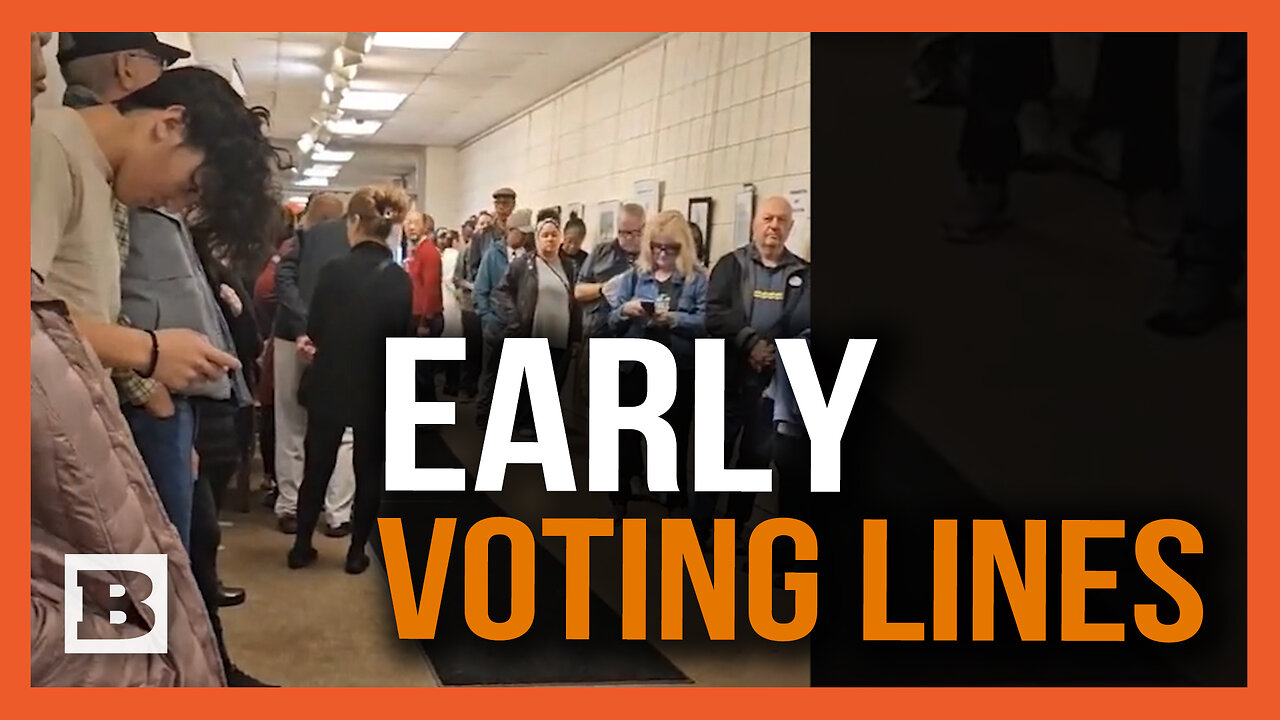 Get Out the Vote! Early Voting Lines Packed in New Jersey and Michigan