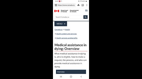 13 year old killed by Canadian government to save money