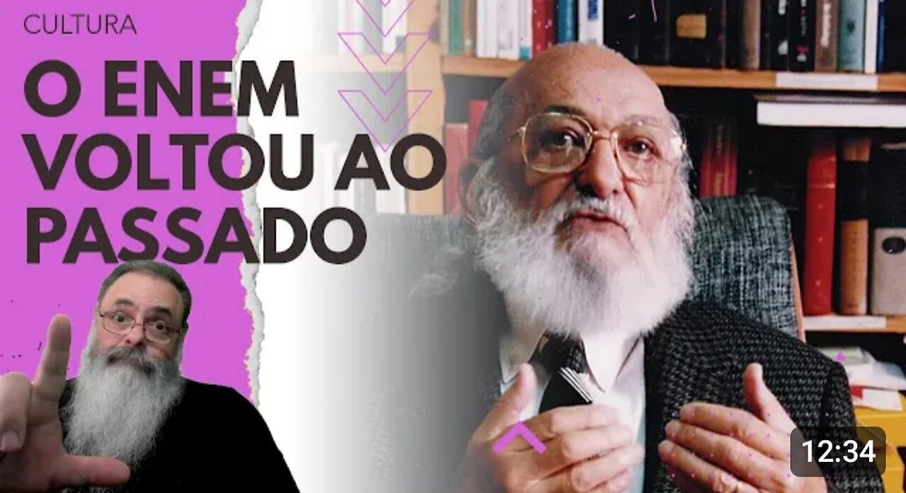 LÓGICO que o ENEM iria VOLTAR a ser um SUCO de DOUTRINAÇÃO COMUNISTA com LULA, chega ser ENGRAÇADO