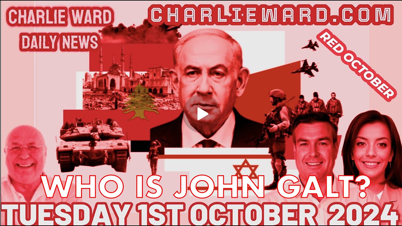 CHARLIE WARD DAILY NEWS BRIEF-ISRAEL INVADES LEBANON. TY JGANON, SGANON, JUAN O'SAVIN