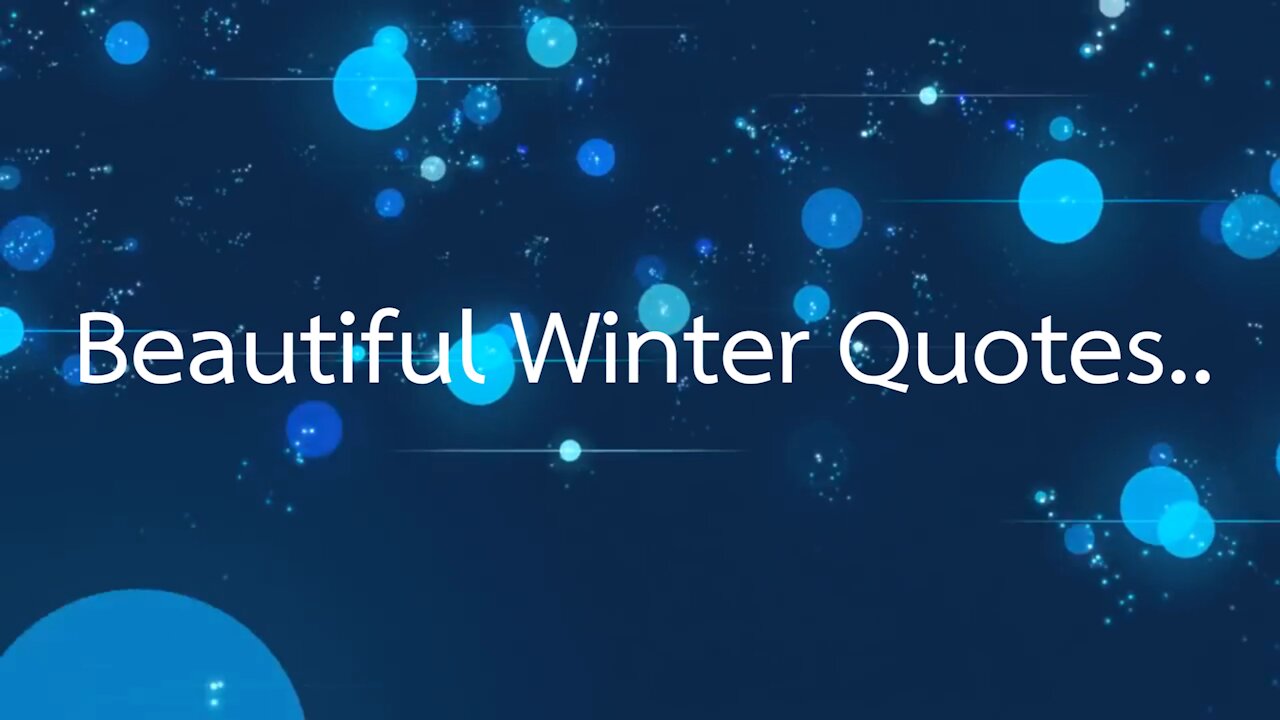 Winter Quotes