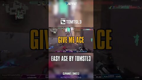 EZ ACE BY TOMSTL3 😎🔥 #rctic #valorant #valorantclips #gaming #progamer #esports #esportsfi #shorts