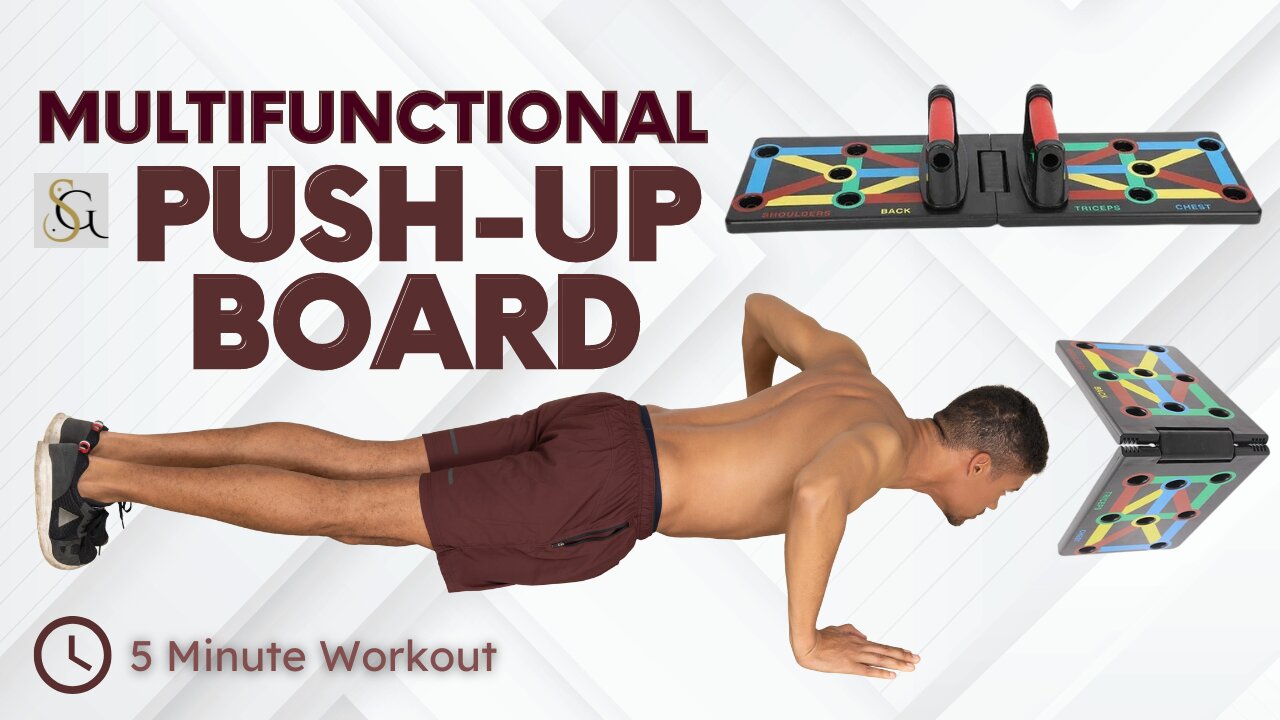 Want a Full-Body Workout at Home? Try the Multifunctional Push-Up Board for Efficient Training!