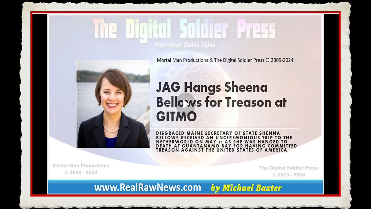 JAG Executes Maine Secretary of State Shenna Bellows for Treason