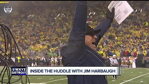 Inside the Huddle with Jim Harbaugh: looking back at the win over Notre Dame, bond with brother John