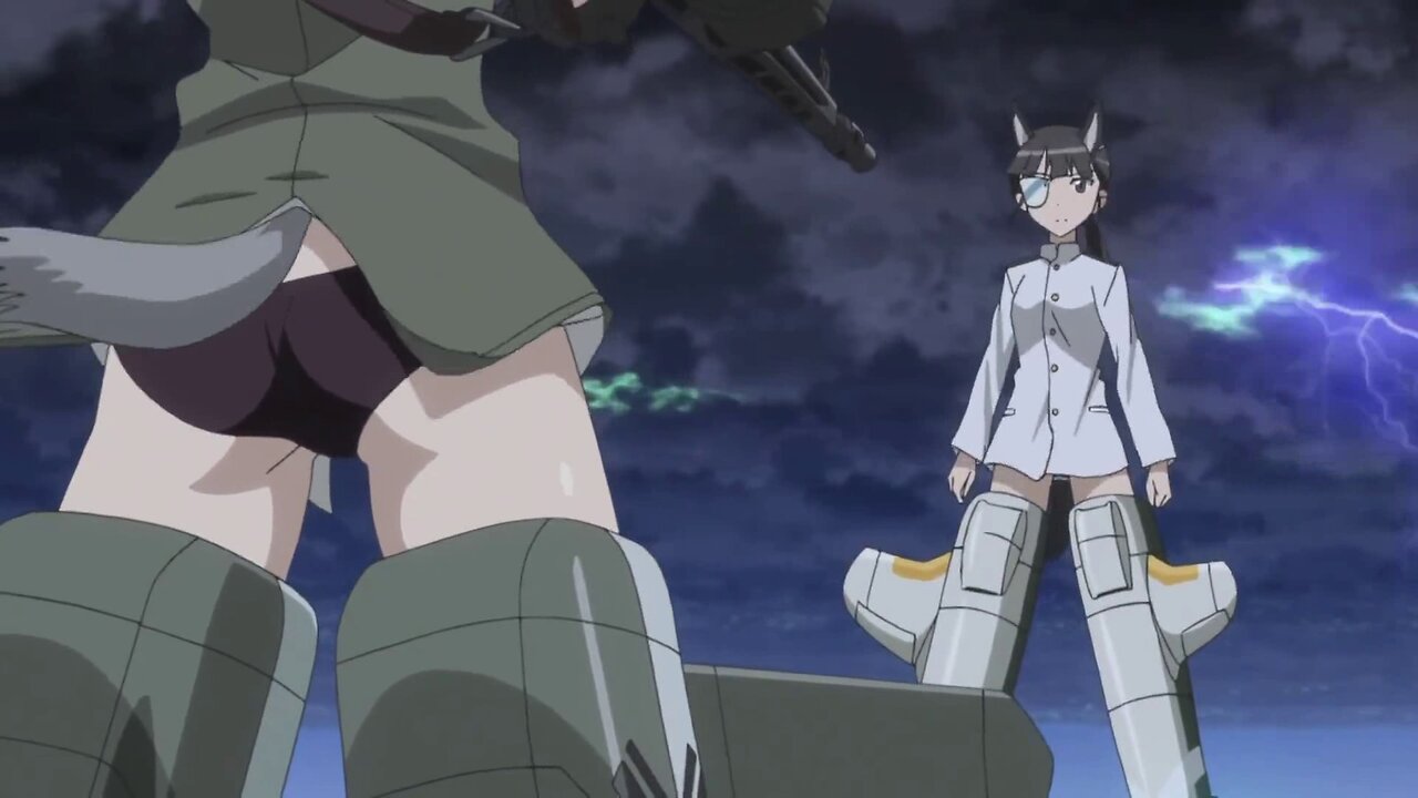 Strike Witches 2 - Mio goes in to help the Yamato