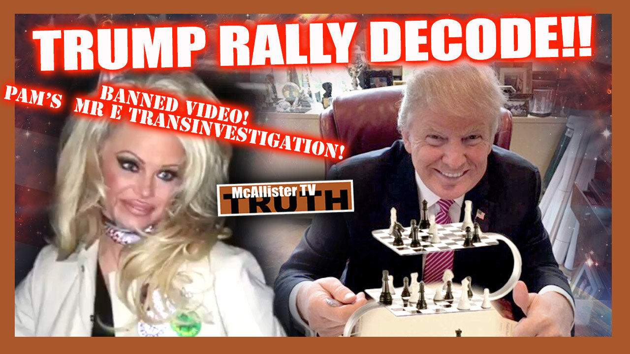 POTUS RALLY DECODE! ELLEN DEGENERES PILLOWS! MR E...PAM ANDERSON BANNED VIDEO!