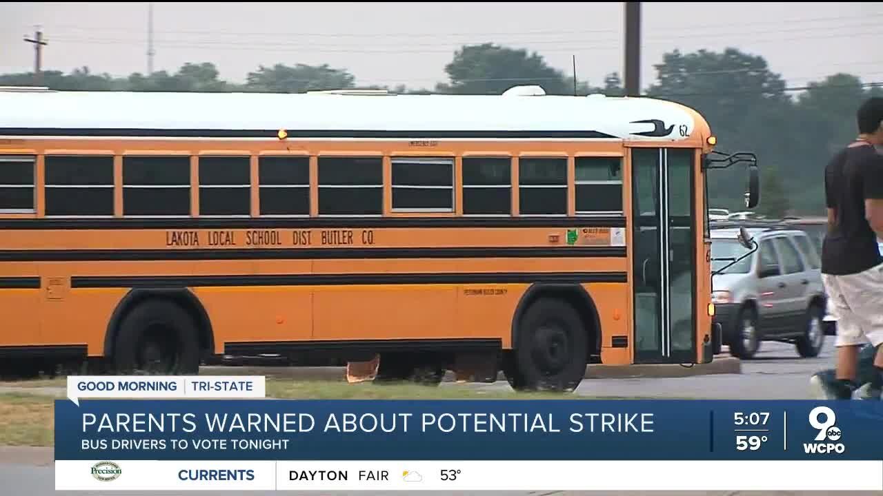 Lakota school bus drivers could strike soon